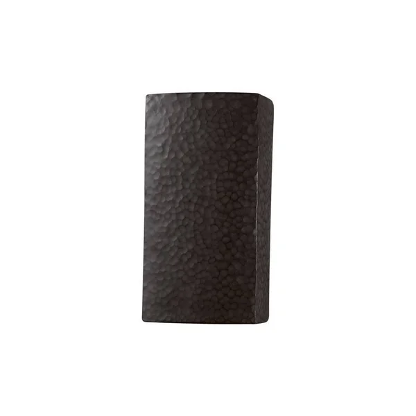Justice Design Group CER-0915W-BIS Ambiance Small Rectangle, Outdoor Sconces