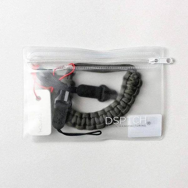 DSPTCH Camera Wrist Strap One Size - Green, Olive/Stainless Steel