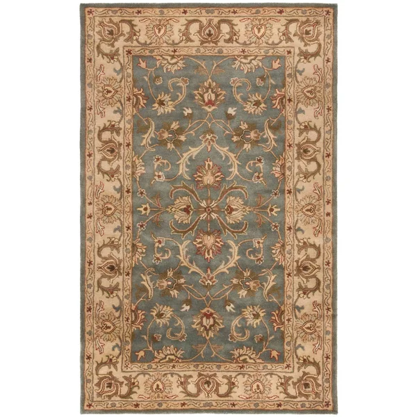 Safavieh Heritage HG811A Green - Gold 9& x 12& Area Rug