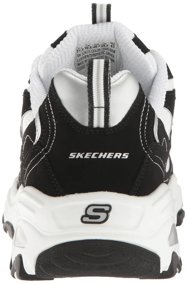 Skechers D&Lites Men's Shoes - 7, Black White