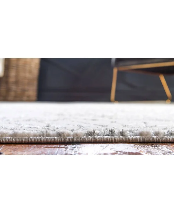 Marilyn Monroe Dahlia Glam Area Rug - 4& x 6& - White/Silver