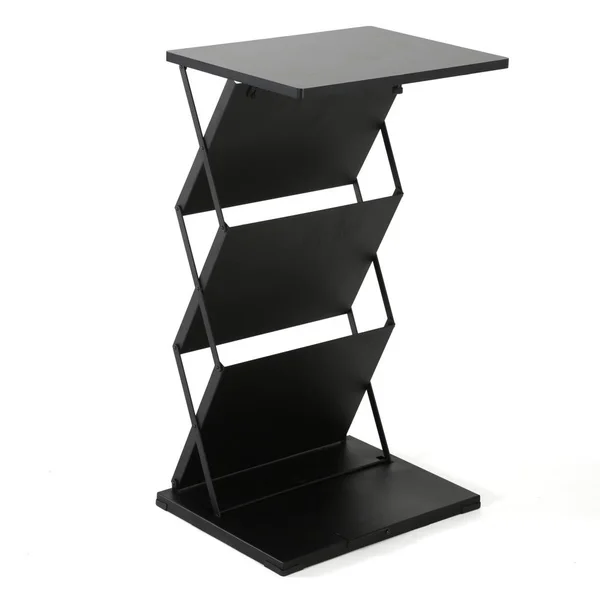 Mu0026t Displays Foldable Counter with Steel Literature Holder and Carrying Bag, Magazine Rack, Brochure Display Stand, Catalog