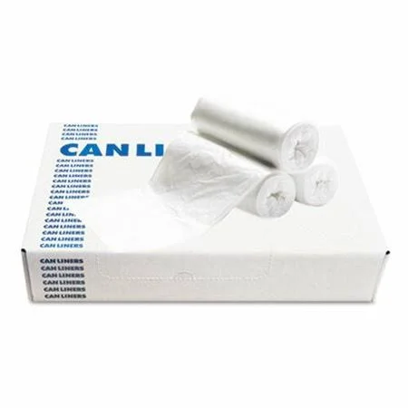 Boardwalk Low-Density Waste Can Liners 60 Gal 0 6 Mil 38 x 58 White 100 /carton (bwk 3858exh)