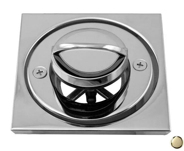 Westbrass D3201 Roman Tub Drain with D315 Tile Square D3201-03