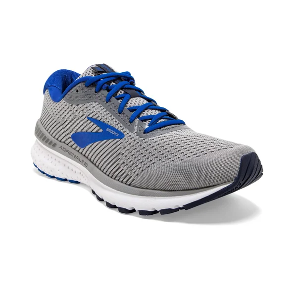 Brooks Men's Adrenaline GTS 20 - Grey - Blue - Navy - 9.5 - B