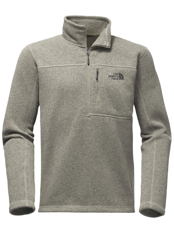 The North Face Men's Gordon Lyons 1/4 Zip - Granite Bluff Tan Heather
