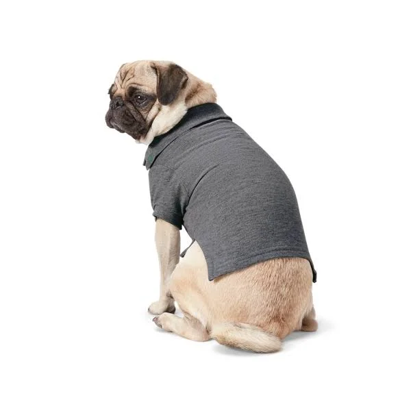 Ralph Lauren Cotton Mesh Dog Polo Shirt - Size XL in Barclay Heather