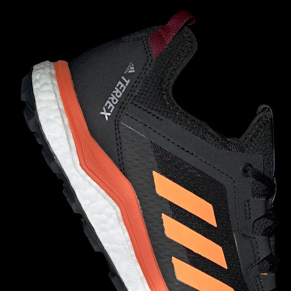 Adidas Men's Terrex Agravic Flow Shoes Col Burgundy, Solar Orange, Black 10