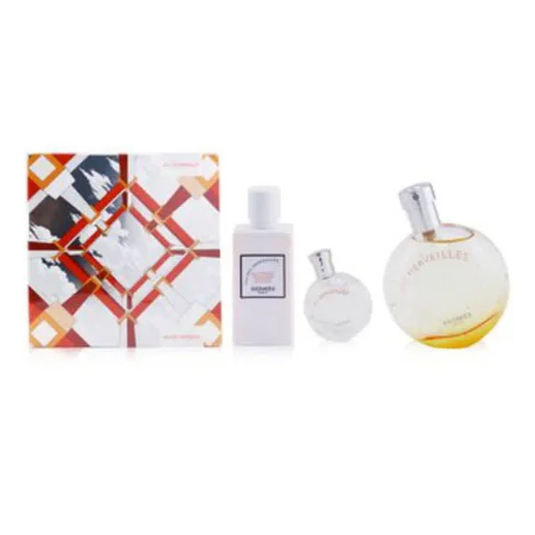 Eau des Merveilles Coffret: Eau DeToilette Spray 50ml + Eau De Toilette 7.5ml + Body Lotion 40ml - 3pcs
