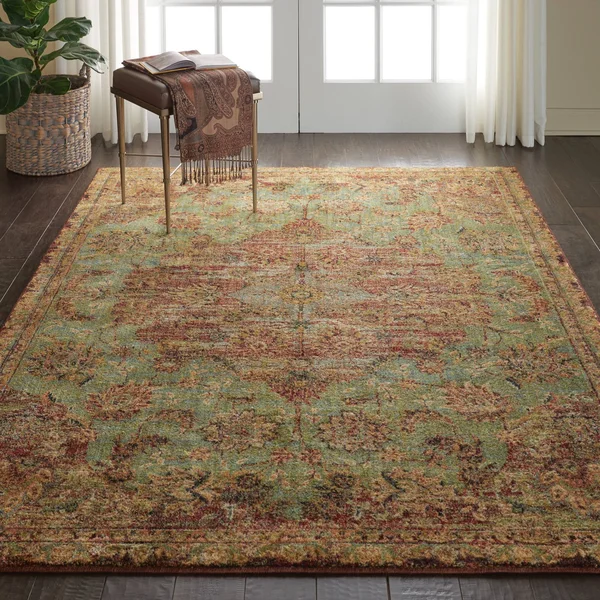 Nourison Vintage Tradition VGT01 Jade Area Rug