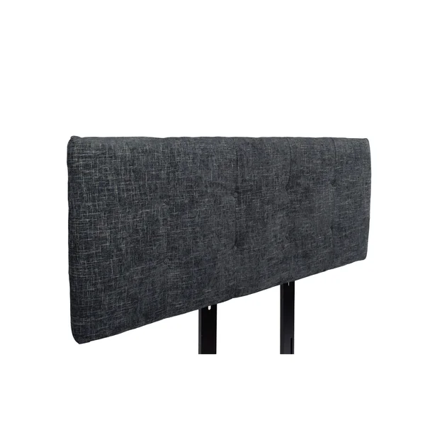 MJL Designs Atlas Upholstered Headboard Midnight, Size: Queen