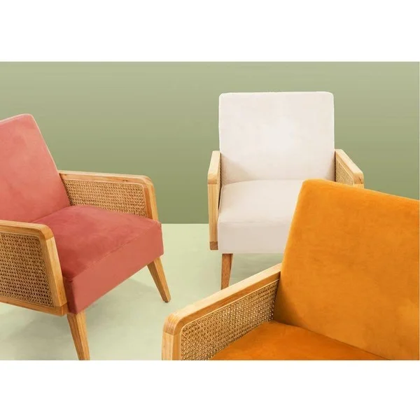 Carson Carrington Yppersbyn Upholstered Velvet Accent Chair - Tan