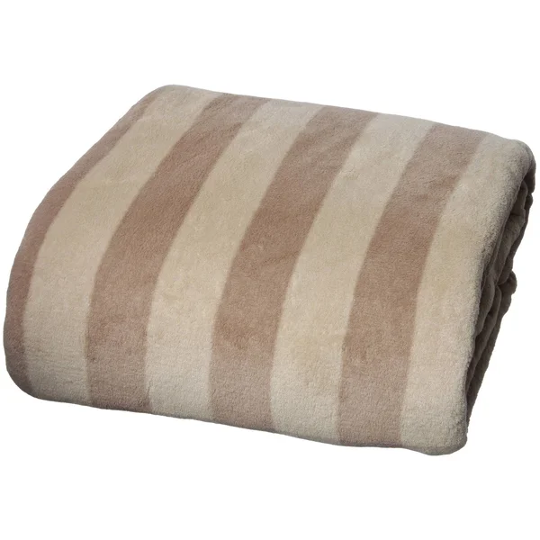 LCM Home Fashions Luxury Striped Microplush Blanket
