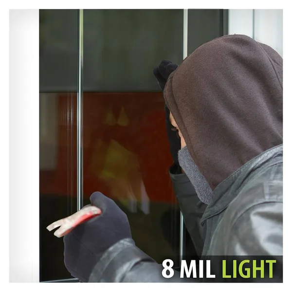 Bdf S8MB50 Security and Safety 8 Mil Black 50 Window Film (Light) 48in x 12ft by BuyDecorativeFilm