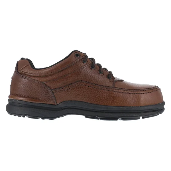 Rockport World Tour Steel Toe Work Shoe - Men's - Brown