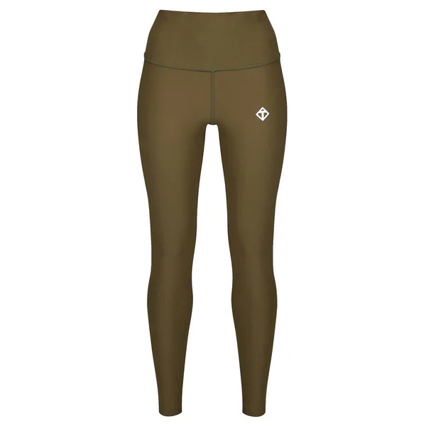 Khaki Diamond Leggings - Tikiboo M, Khaki