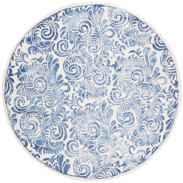 Safavieh Dip Dye DDY212M 4&0x22 x 6&0x22 Blue - Ivory Area Rug