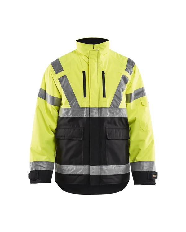 Blaklader Hi-Vis Winter Jacket Xxlt Yellow - Black