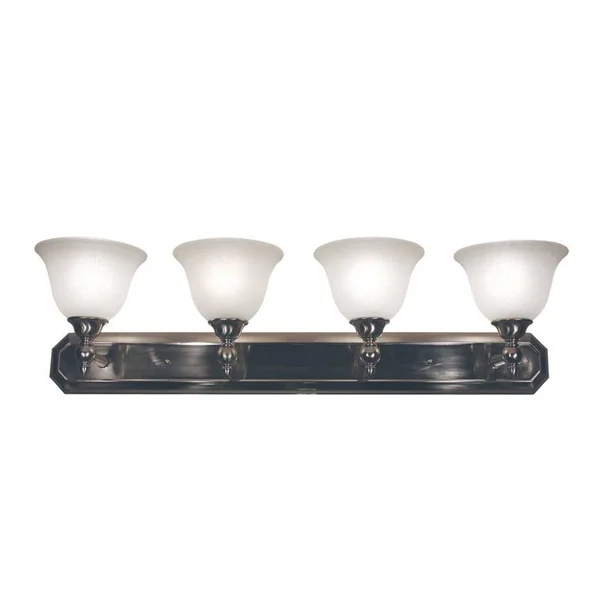 Z-Lite 901-4V-BN Clayton 4 Light Vanity in Brushed Nickel, 8 x 36 x 9.75