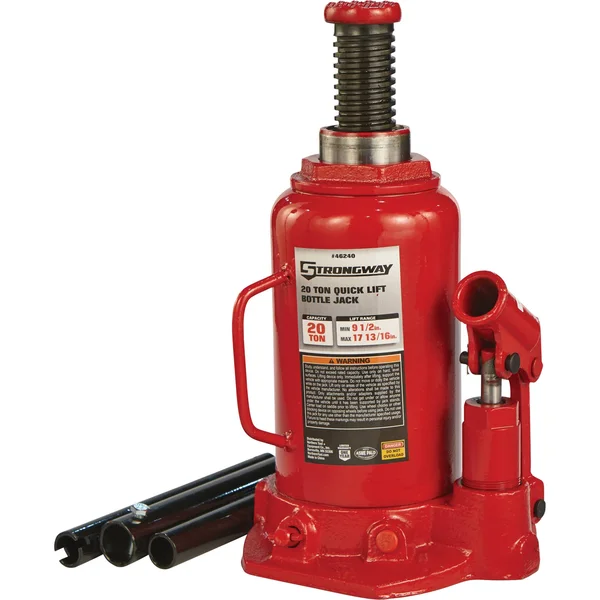 Strongway 20-Ton Hydraulic Quick Lift Bottle Jack NT92003K