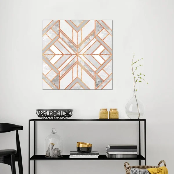 Elisabeth Fredriksson Canvas Art Prints - Marble Dream ( Decorative Elements > Patterns > Geometric Patterns art)