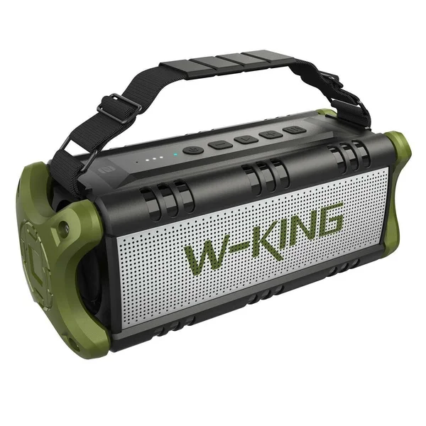 50w(70w Peak) Wireless Bluetooth Speakers Built-in 8000mAh Battery Power Bank - W-King Outdoor Portable Waterproof TWS, NFC Speak