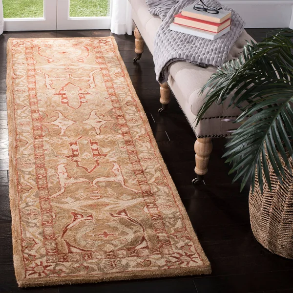 Safavieh Anatolia Ivory & Red Area Rug; 3& x 5&
