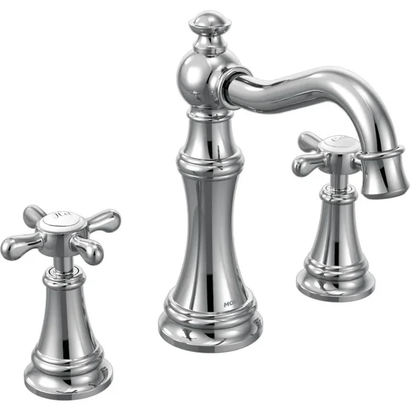Moen TS42114ORB Weymouth Oil Rubbed Bronze Two-Handle Bathroom Faucet