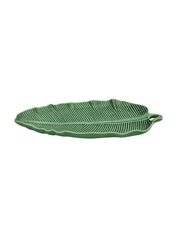 Bordallo Pinheiro Banana Leaf 39 Green Platter