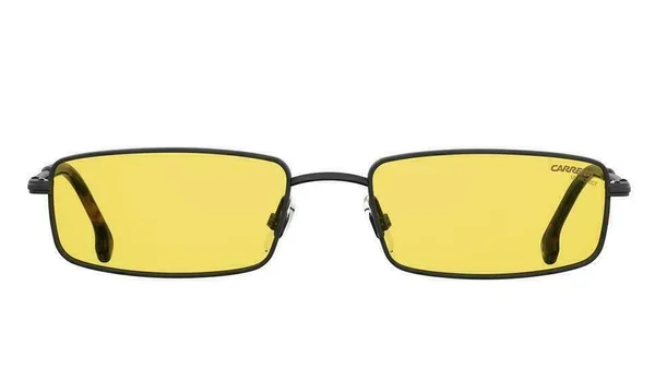 Carrera 177/S 071C-HO Black Yellow Rectangular Sunglasses