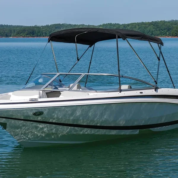 Taylor Made Hot Shot Bimini BoaTop, 4&L x 36x22H x 91x22-96x22W, Black