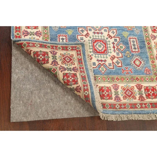 Geometric Kazak Oriental Area Rug 4x6