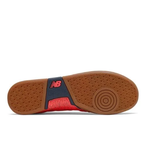 New Balance Men's Audazo V5 Pro Indoor Soccer Shoes, Coral/Black