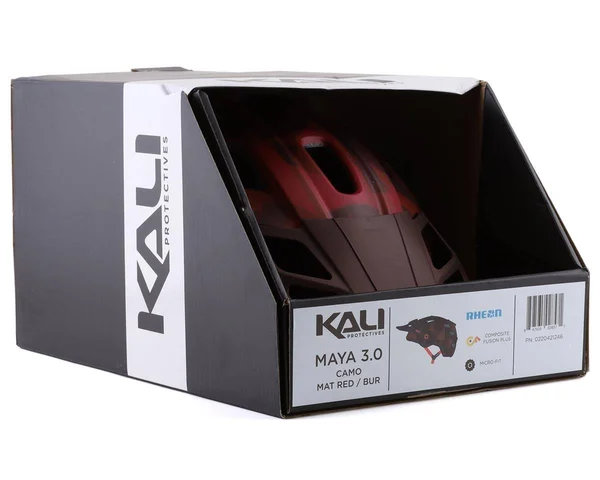 Kali Protectives Maya 3.0 Helmet - Camo Matte Red/Burgundy Large/X-Large