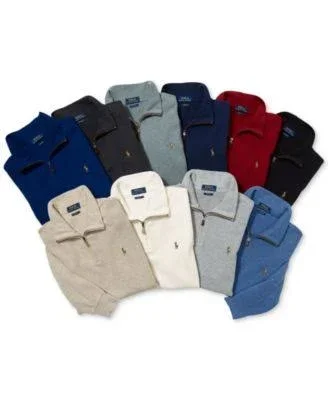 Polo Ralph Lauren Mens Estate Ribbed Mock Neck Sweater