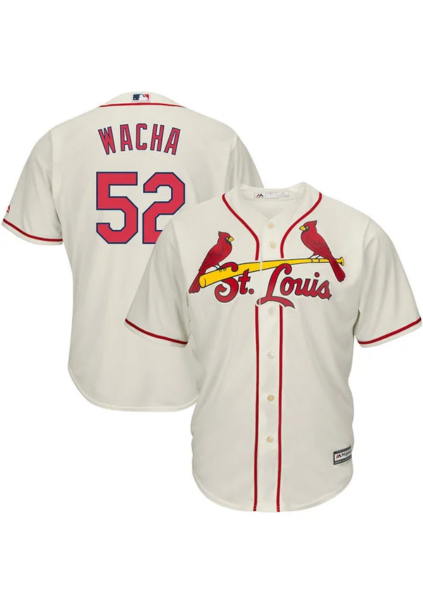 Majestic St. Louis Cardinals Cream Alternate Official Cool Base Player Replica Jersey Size: Large