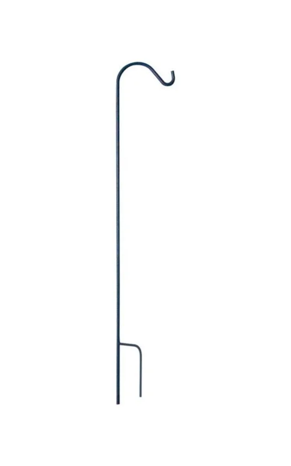 Panacea Black Steel 70 inch H Single Crook Plant Hook 1
