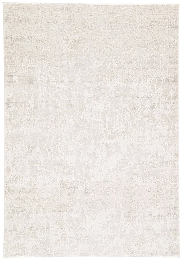 Jaipur Living Cirque Arvo CIQ08 Silver - White 4& x 6& Area Rug