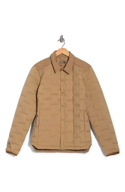 Mountain Hardwear Men's Super/DS Climb Shacket - Large - Sandstorm