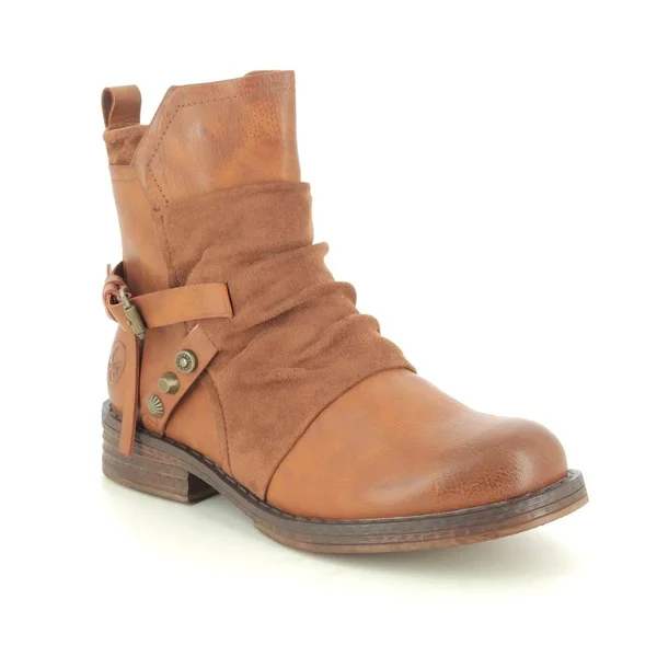 Rieker 92264-24 Tan 38 EU Womens Ankle Boots