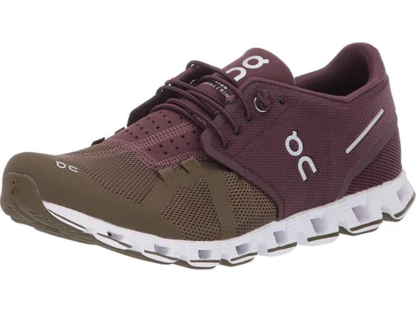 on Cloud 50 - 50 Running Shoe Women's, Dawn/camo, 7.5