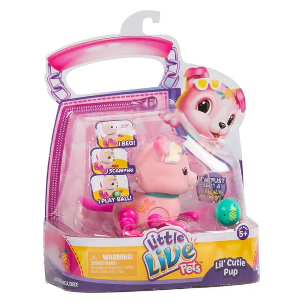 Little Live Pets Lil& Cutie Pups - Shine-Apple