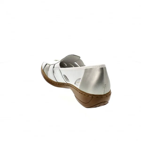 Rieker 41385-82 Ladies Slip on Cut Out Shoes Cream: EUR 40