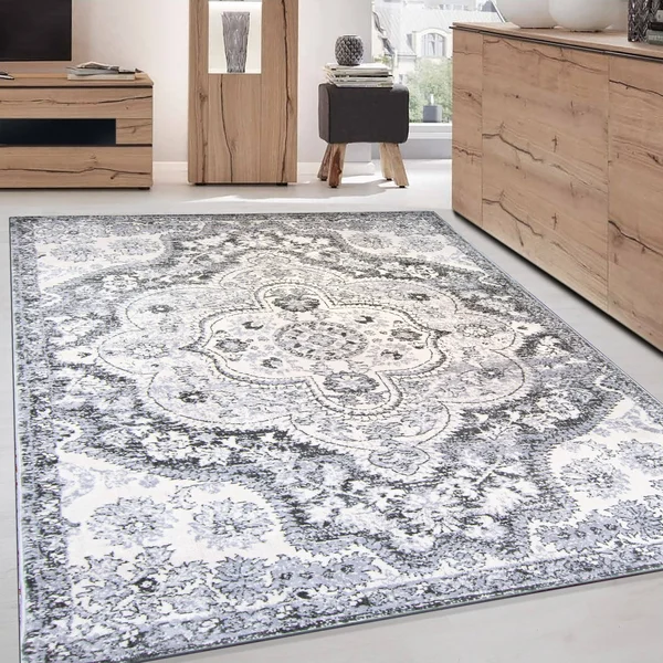 Rugshop Vintage Distressed Bohemian Area Rug 3&3x22 x 5& Ivory