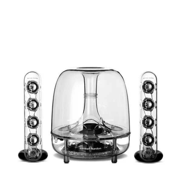 harman/kardon - SoundSticks III 2.1 Multimedia Speaker System (3-Piece) - Clear