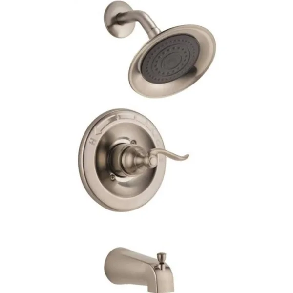 Tub and Shower Faucet Delta Faucet 144996-BN Brushed Nickel