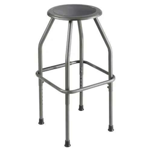 Safco Diesel Adjustable Height Stool - Size: 17.5, Grey