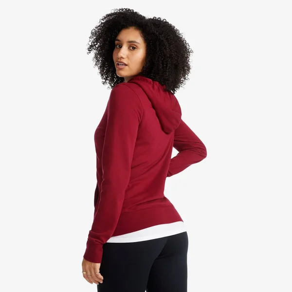 Luxe Supima Pullover - Red Poppy (Size: S) - American Giant