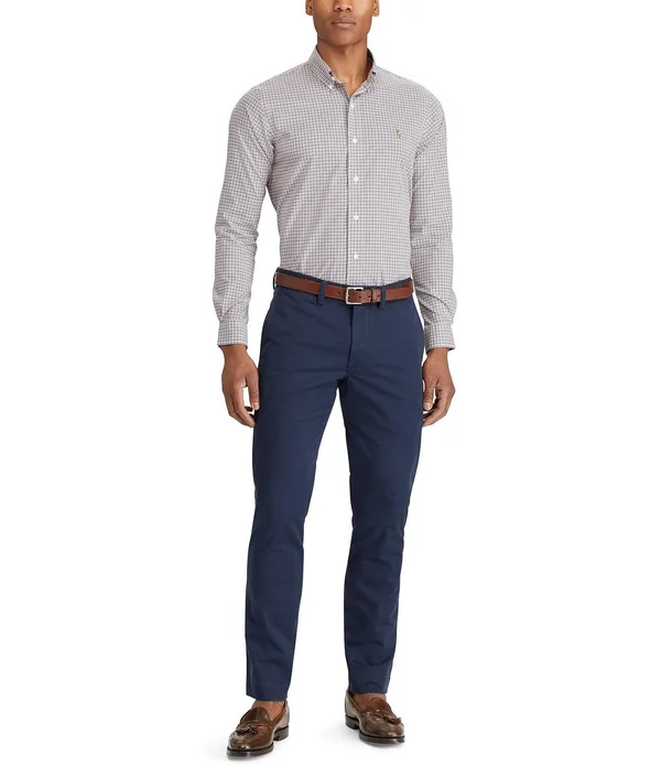 Polo Ralph Lauren Men's Straight-Fit Stretch Chino Pants - Beige