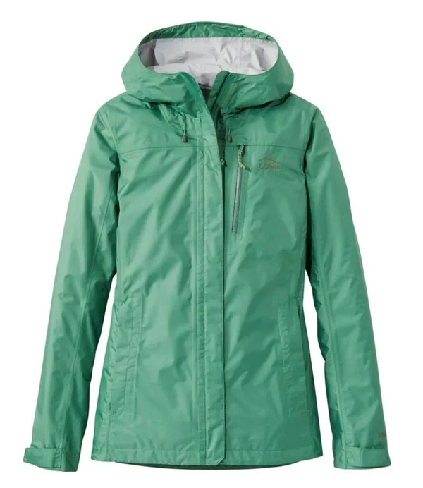 Women's Trail Model Waterproof Rain Jacket Green 3X, L.L.Bean